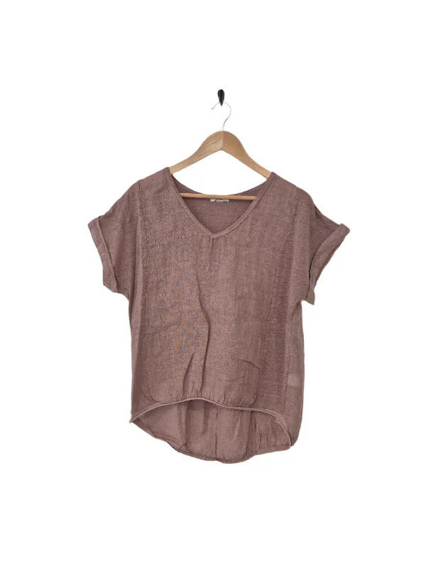 Plain Italian Linen Tee - Siena - Image 36